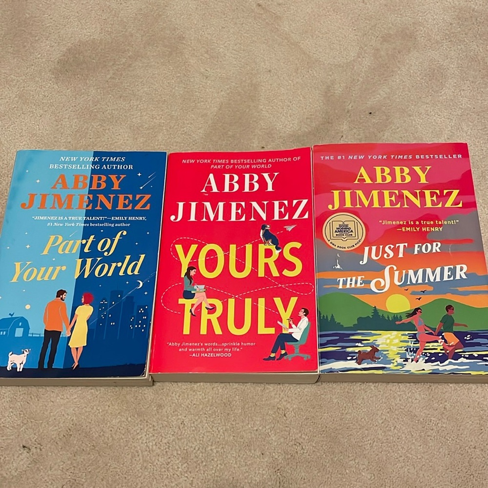 Abby Jimenez Part of Your World Yours Truly Just for the Summer